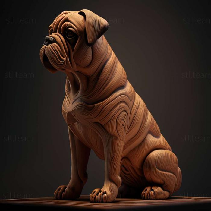 3D model Patron dog famous animal (STL)